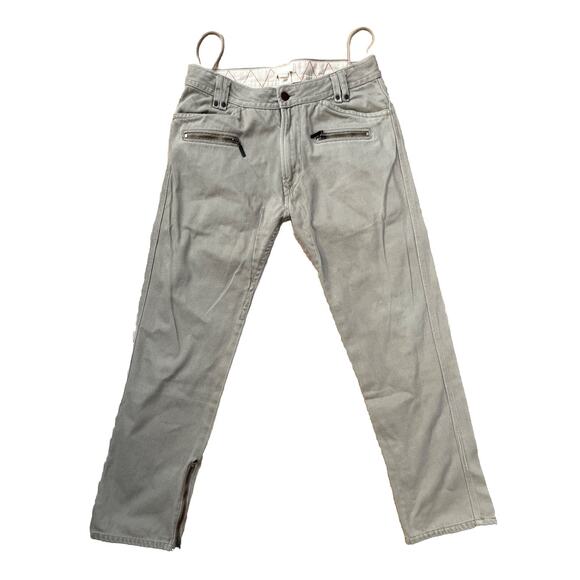 Y2K DIESEL JEANS Sz 28 Beige/Grey Taupe Actual Size -30” W x 28.75” Inseam - Picture 1 of 15